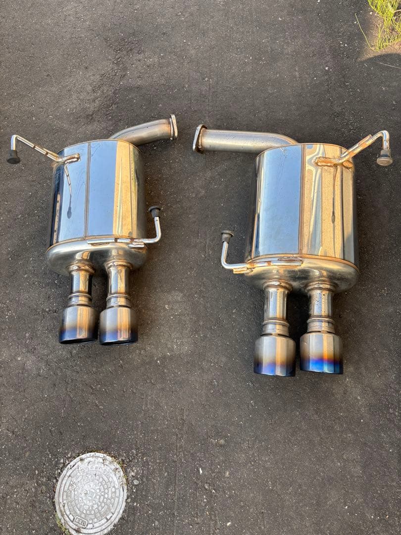 HKS スーパーターボマフラースバル インプレッサ WRX STIGVB中間リア