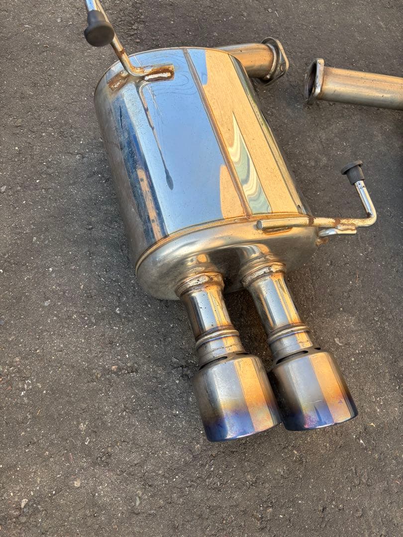 HKS スーパーターボマフラースバル インプレッサ WRX STIGVB中間リア