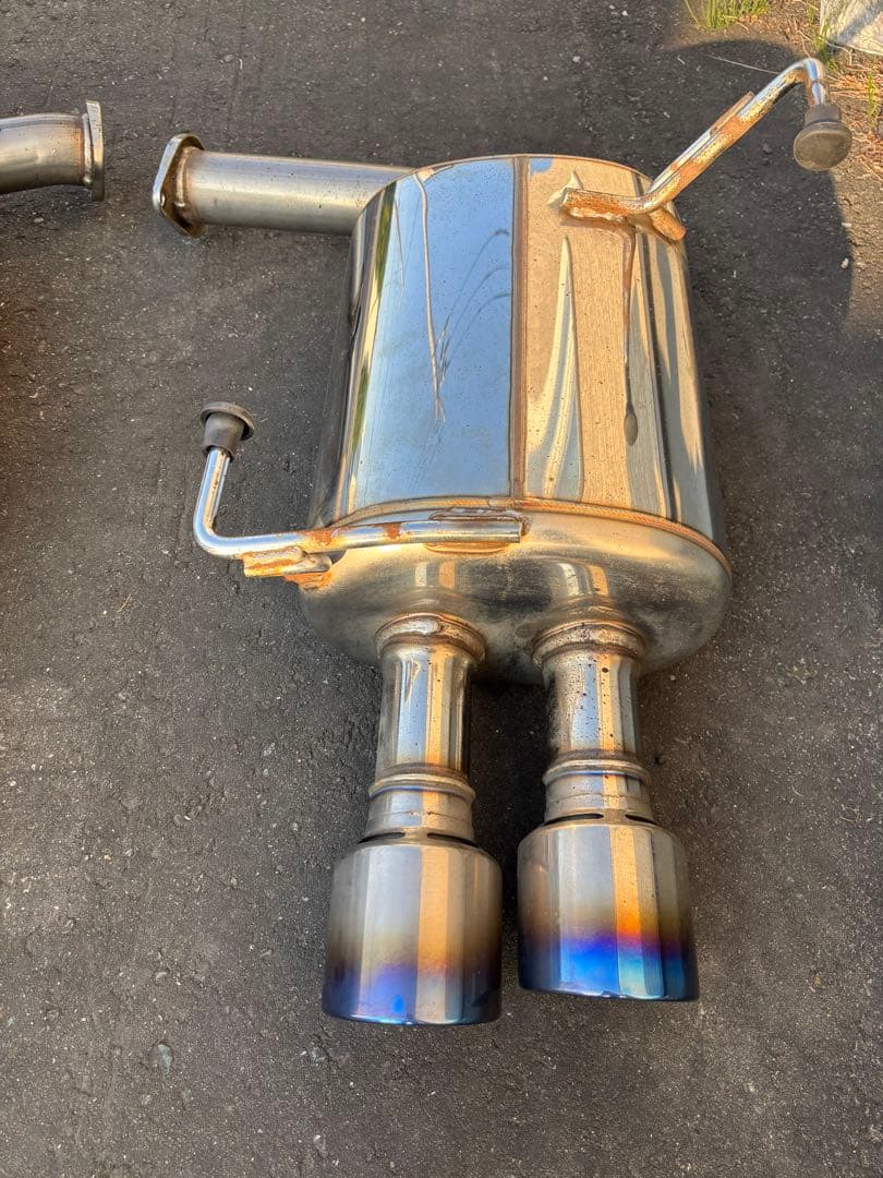 HKS スーパーターボマフラースバル インプレッサ WRX STIGVB中間リア