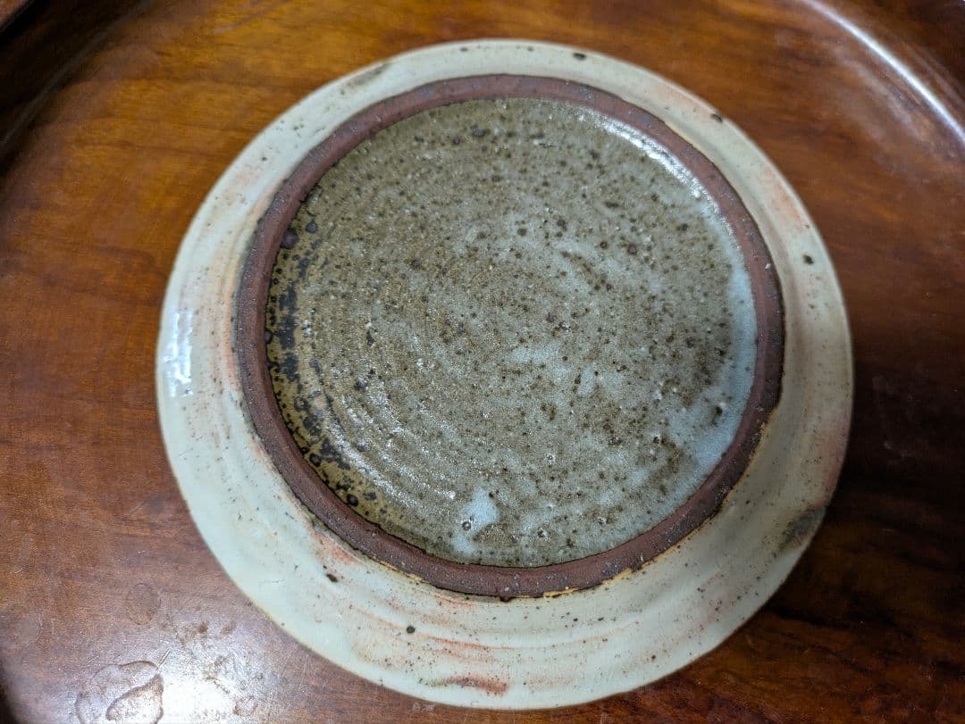 薮本寛之さん　葉模様の皿2枚セット