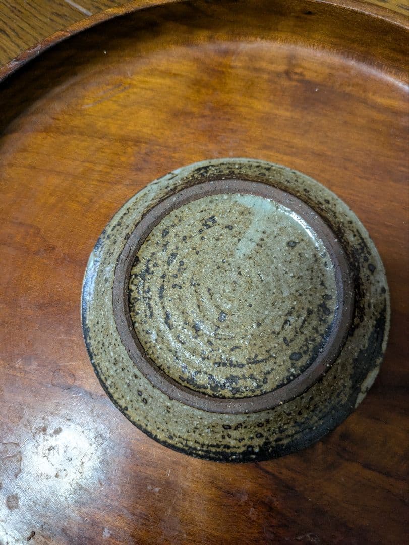 薮本寛之さん　葉模様の皿2枚セット