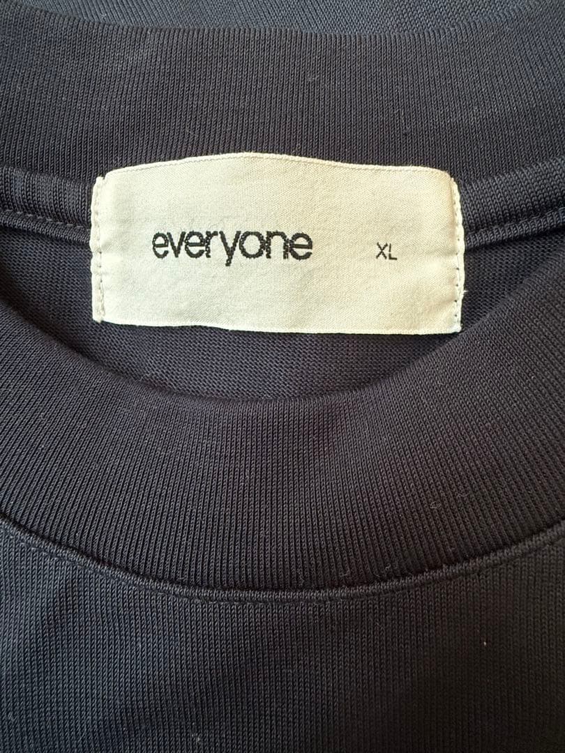 everyone 2025S/S ハイゲージコットンTシャツ XL 新品