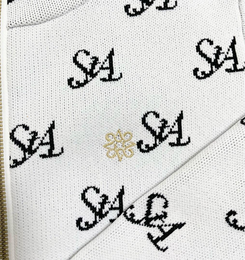 セントアンドリュース2024秋冬モデル　フルジップニットフーディー　Lサイズ