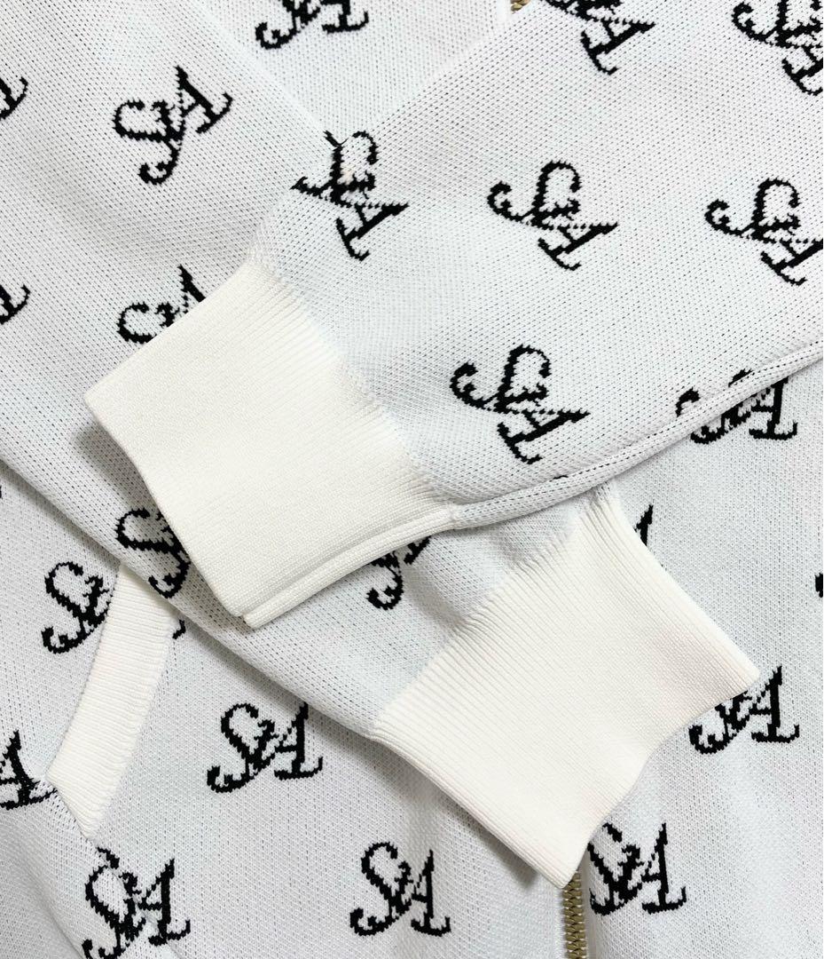 セントアンドリュース2024秋冬モデル　フルジップニットフーディー　Lサイズ