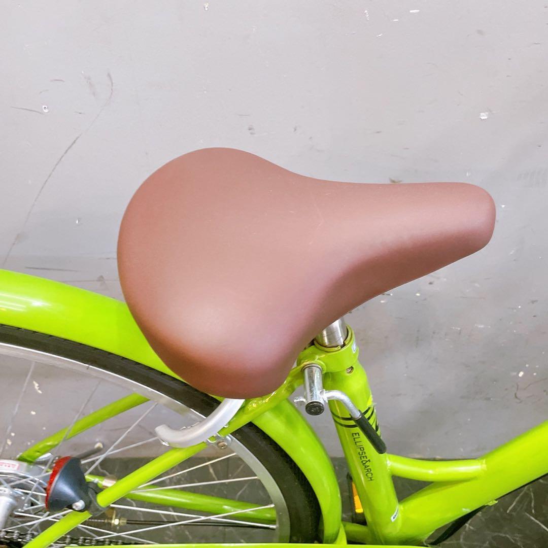【979】《限定》一般車 シティー車 ELLISE グリーン 27インチ