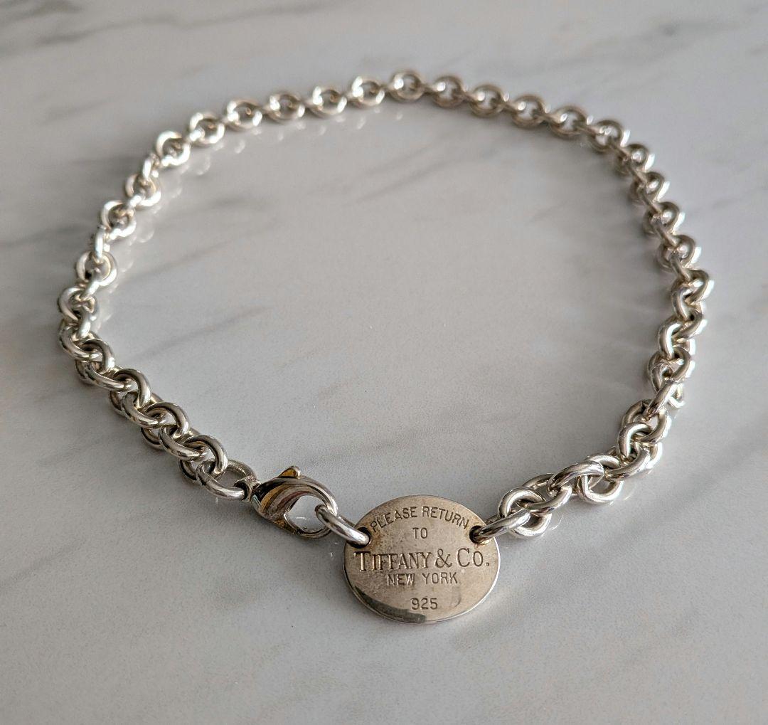 Tiffany & Co. リターントゥオーバルタグネックレス