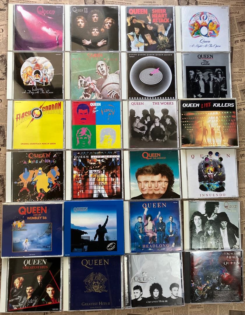QUEEN CD スタジオ、ベスト、ライブ盤　24枚セット➕オマケ