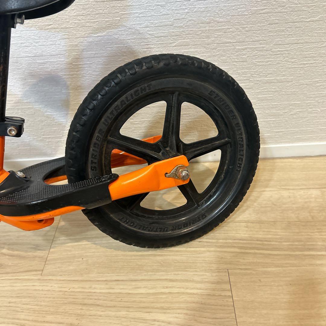 【美品】 STRIDER 日本正規品 バランスバイク 12インチ オレンジ