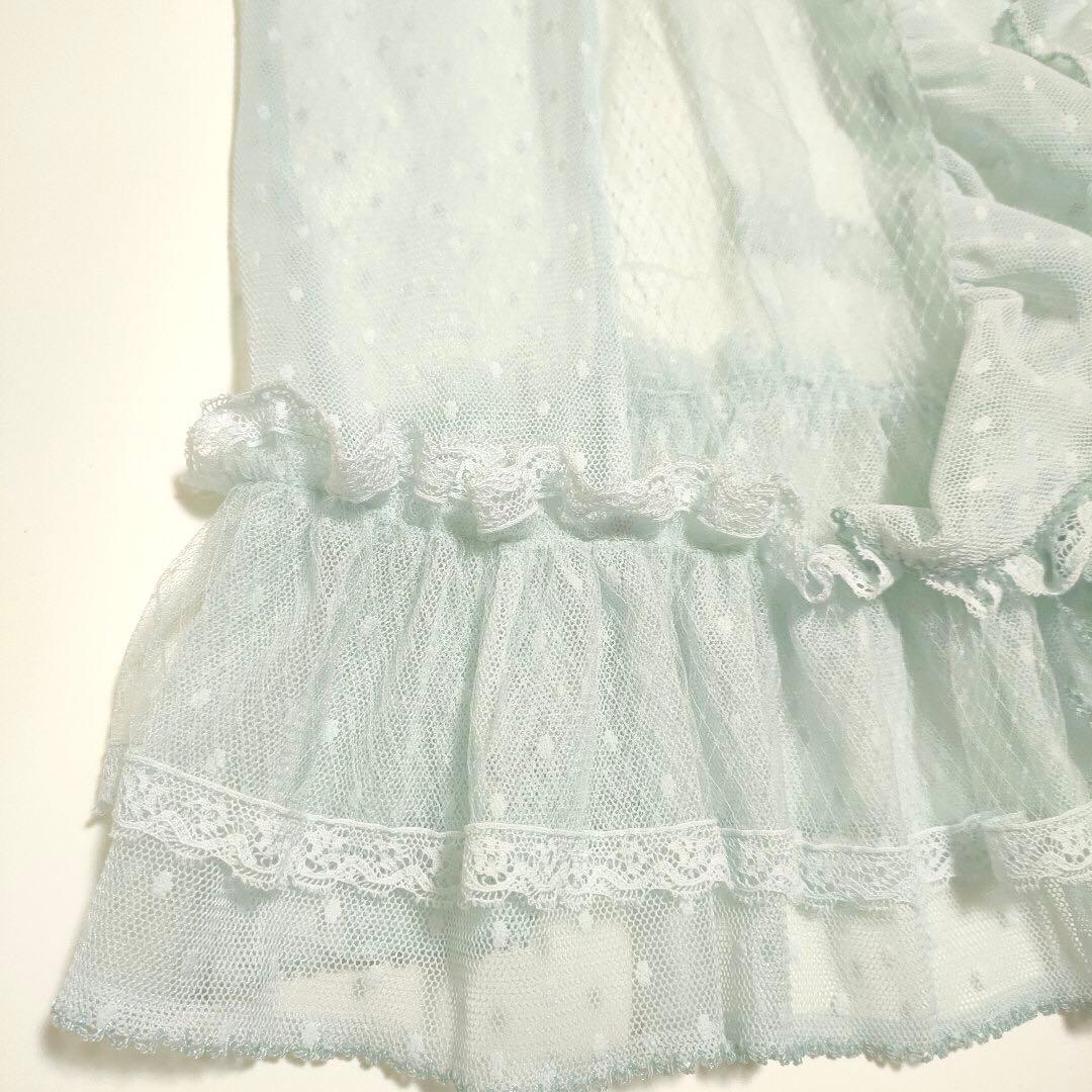 【極美品】PINK HOUSE 25年 ポルカドットチュールベスト