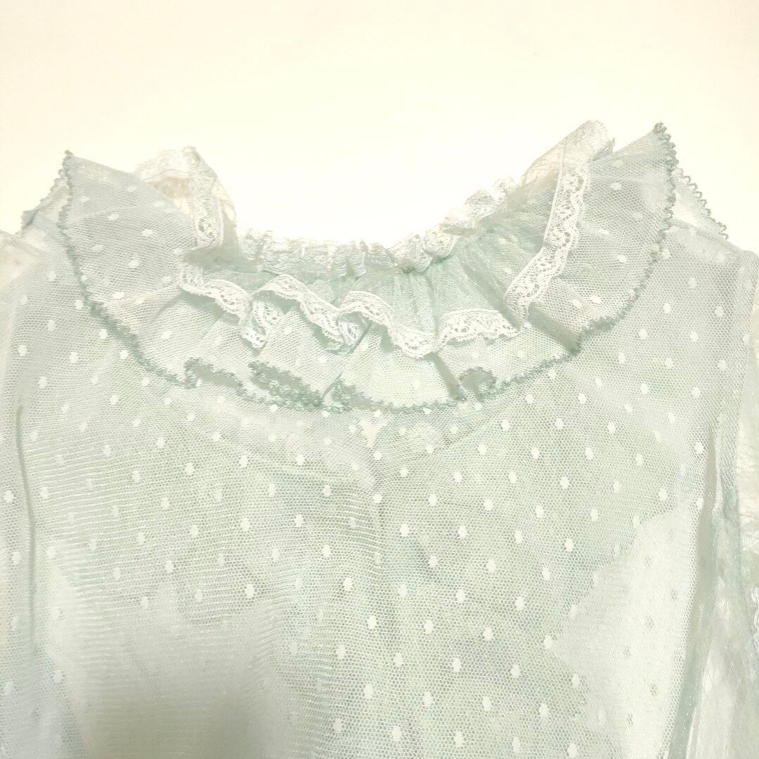 【極美品】PINK HOUSE 25年 ポルカドットチュールベスト