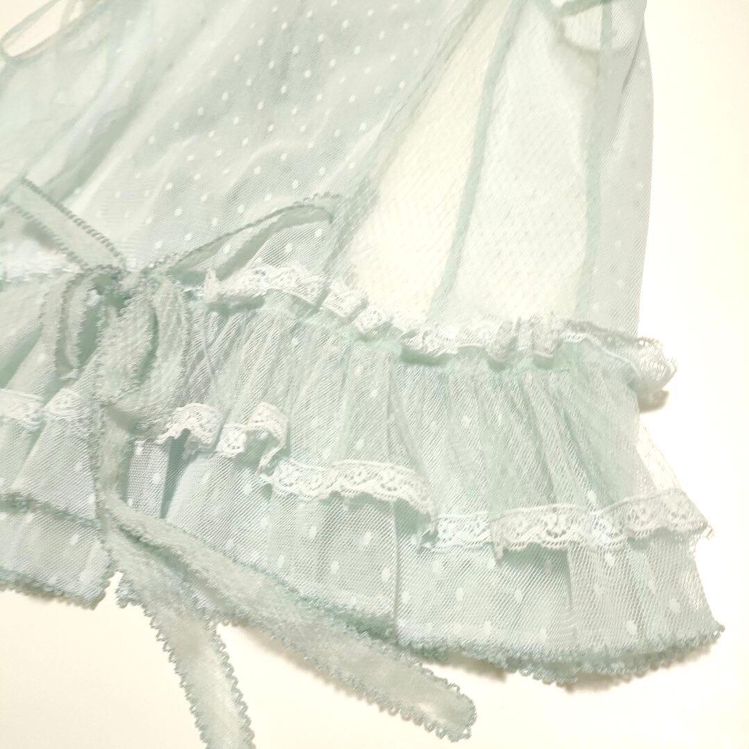 【極美品】PINK HOUSE 25年 ポルカドットチュールベスト