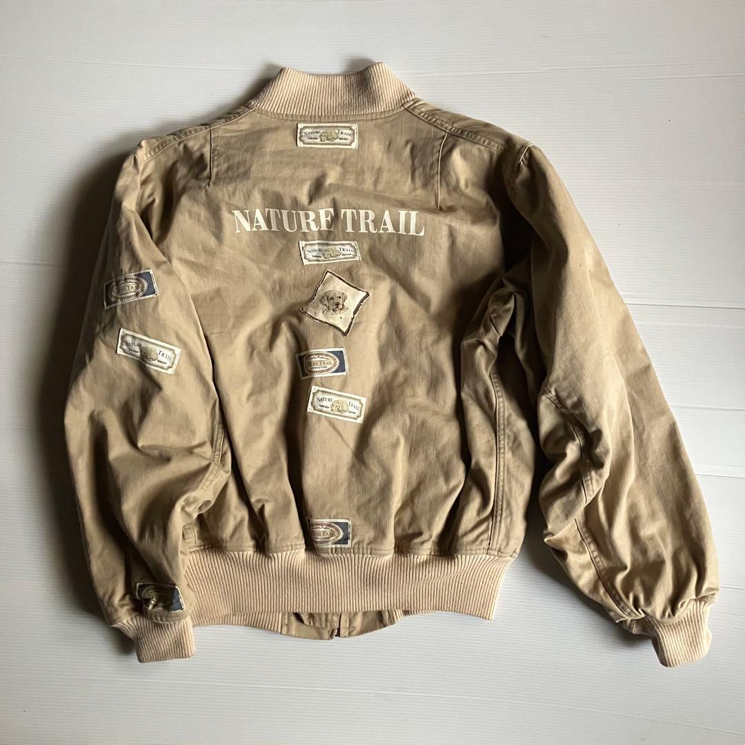 日本製PINK HOUSEフルデコワッペンma-1フライトジャケットL裏チェック