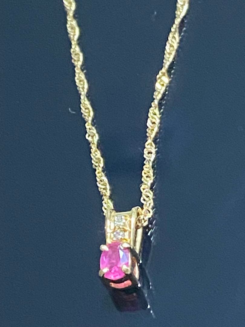 ルビーネックレスk18 ジュエリーマキ