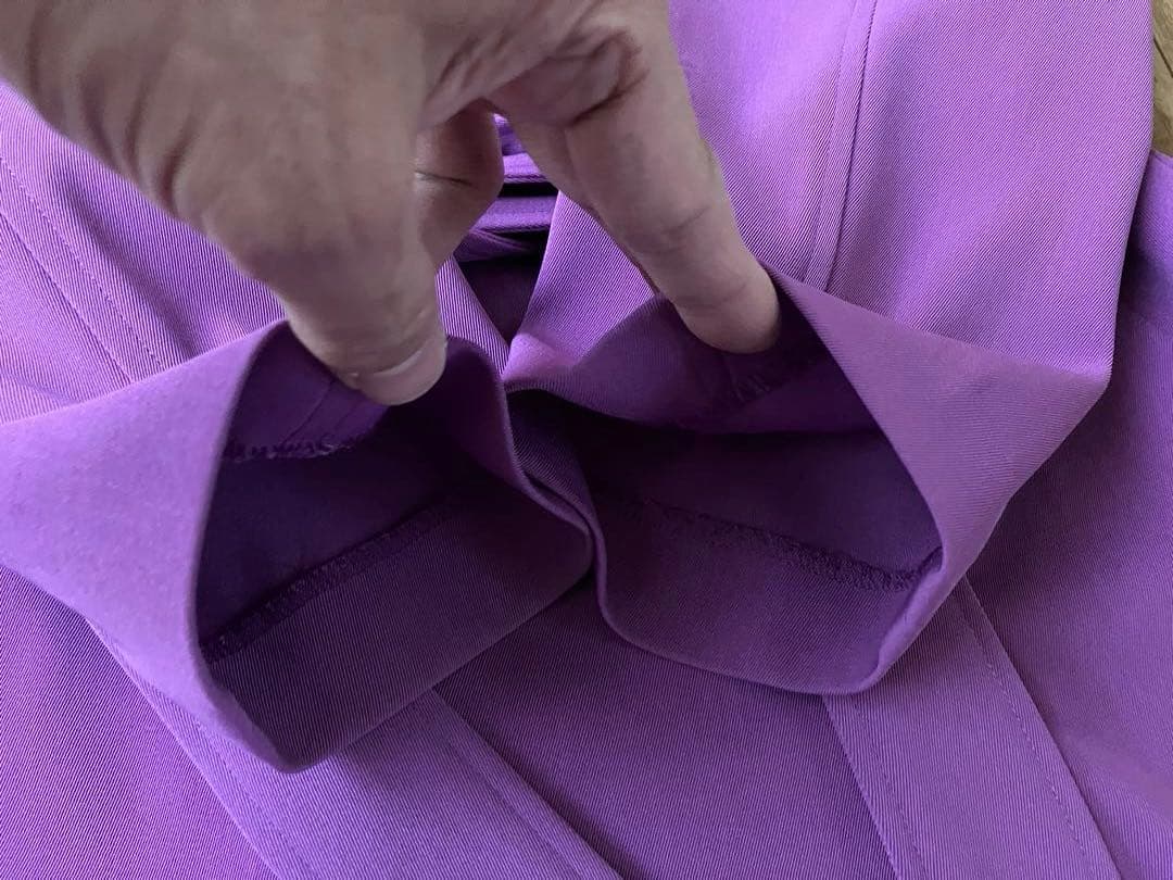 VIVIENNE TAM ヴィヴィアンタム トレンチコート 紫 龍刺繍 38