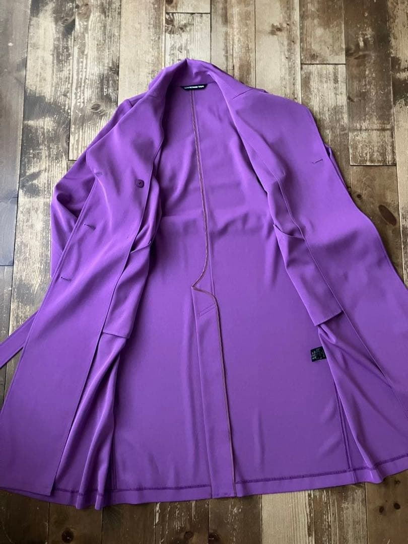 VIVIENNE TAM ヴィヴィアンタム トレンチコート 紫 龍刺繍 38