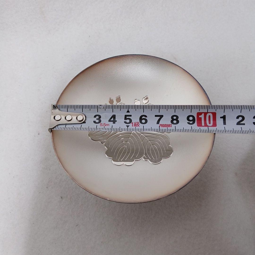 ち*る様 銀製品　銀杯　盃　重量88g　 木箱付