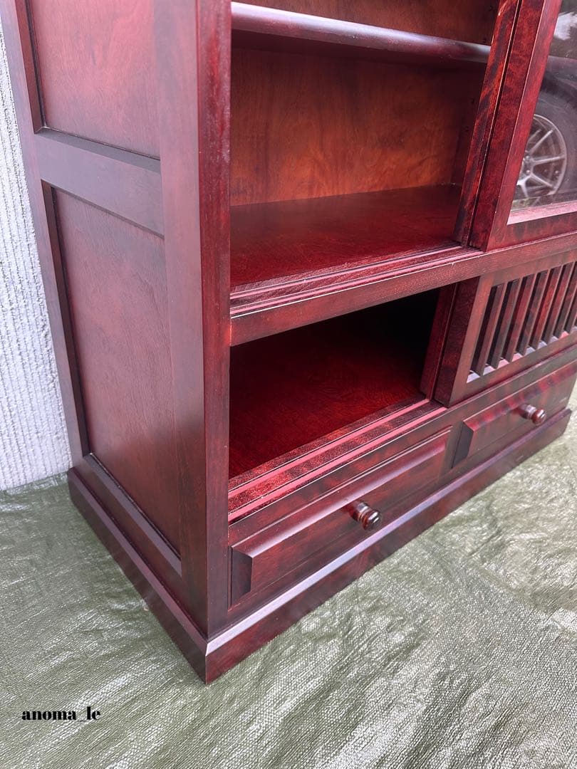 【茶箪笥】民芸家具　和家具　水屋箪笥　収納棚　飾り棚　引戸　和モダン◎