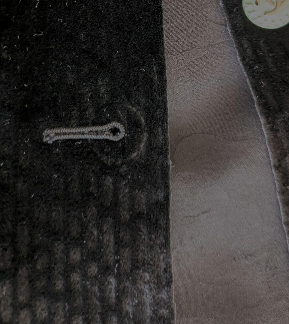 シャネル　22プレaw ジャケット　黒系　38