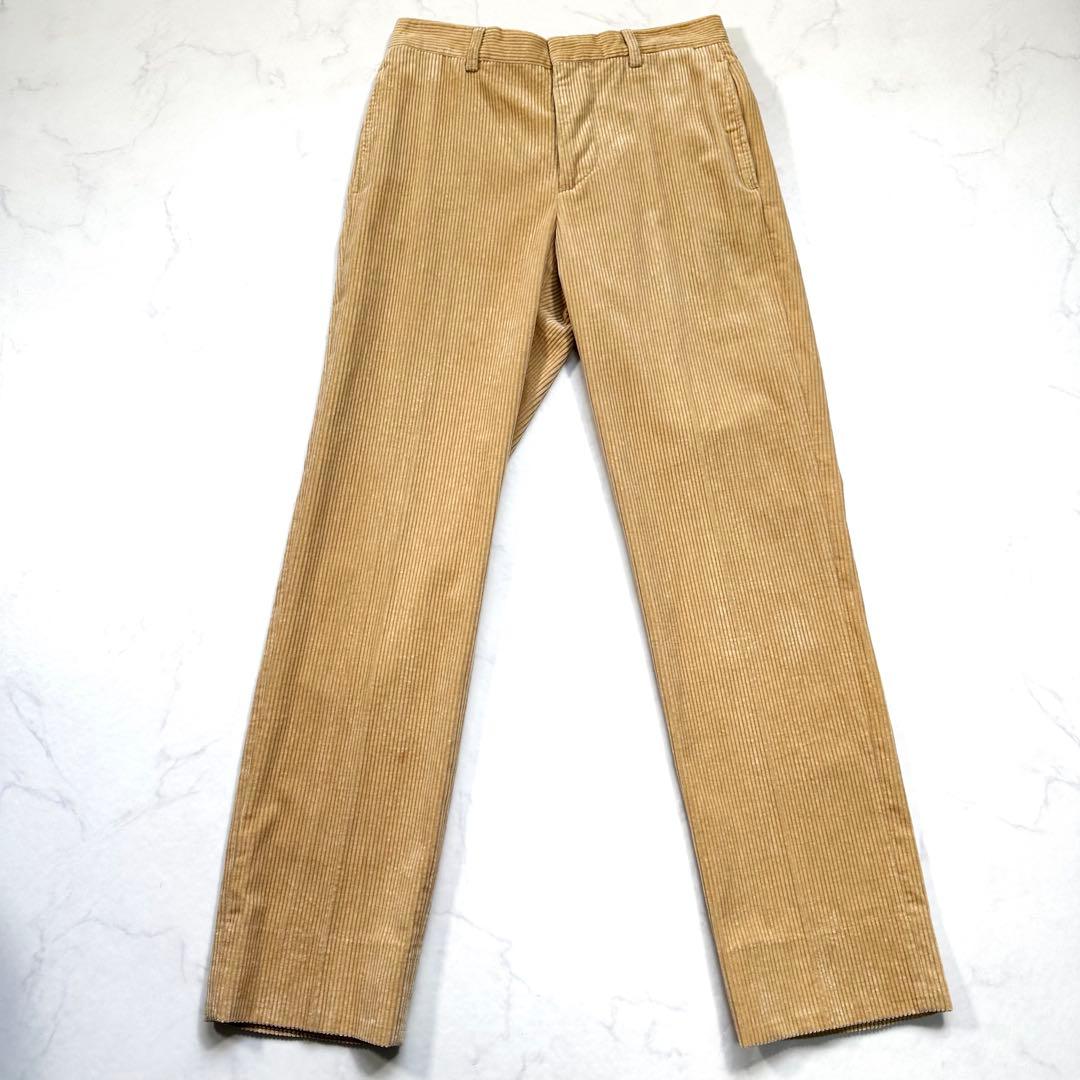 極美品 M相当◎ブルネロクチネリ コーデュロイパンツ メンズ 秋冬 ブラウン44