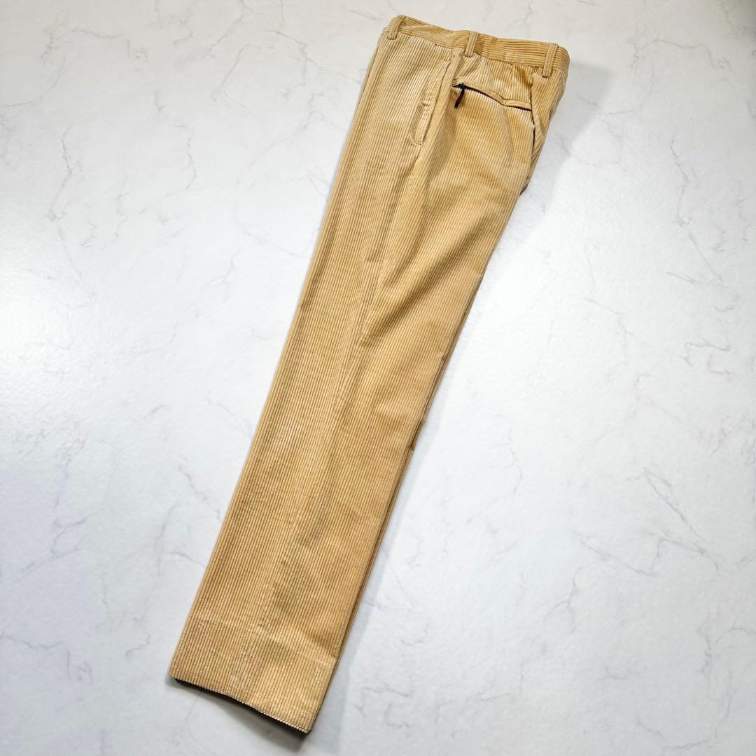 極美品 M相当◎ブルネロクチネリ コーデュロイパンツ メンズ 秋冬 ブラウン44