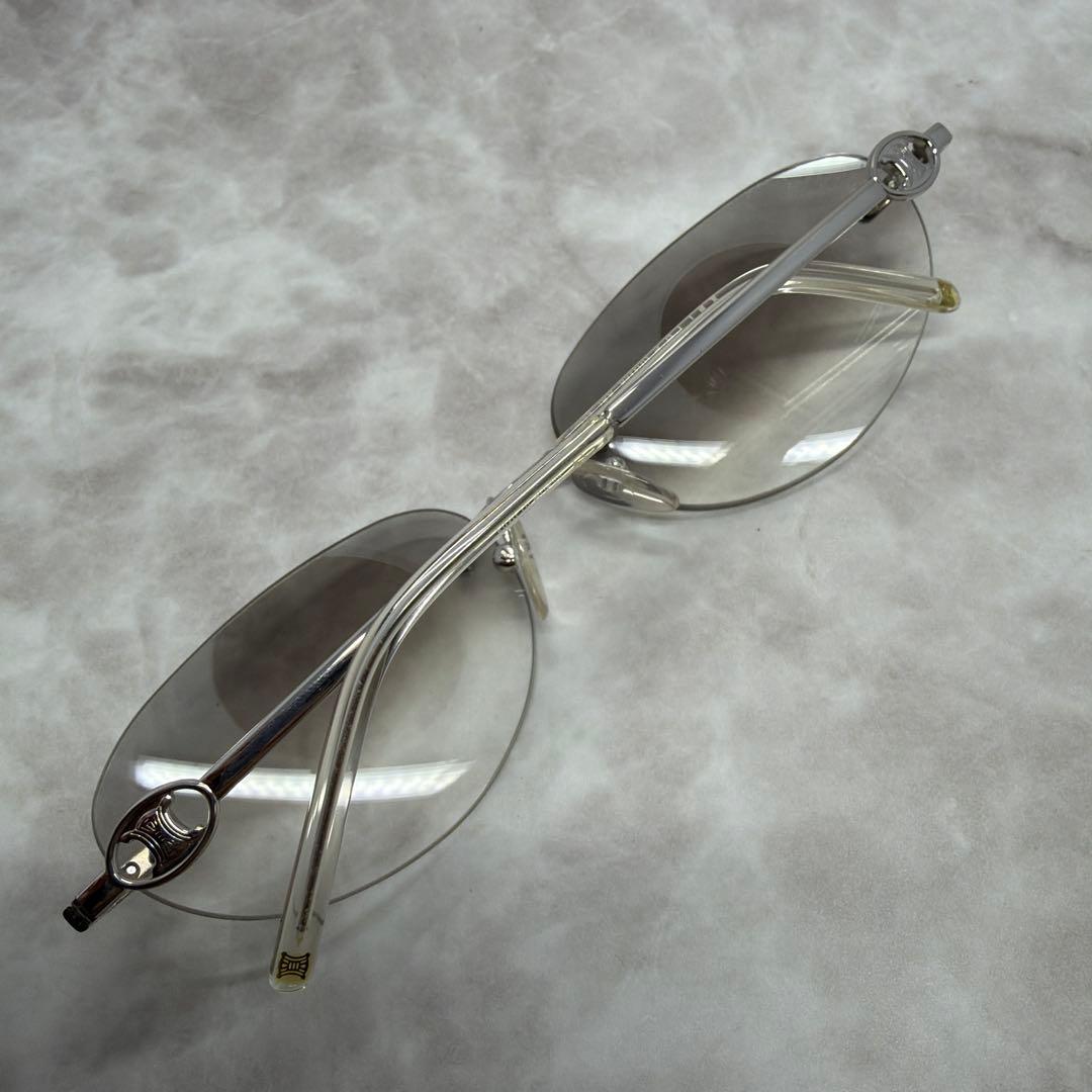 CELINE セリーヌ リムレス 度なし サングラス SC1159 ケース付き