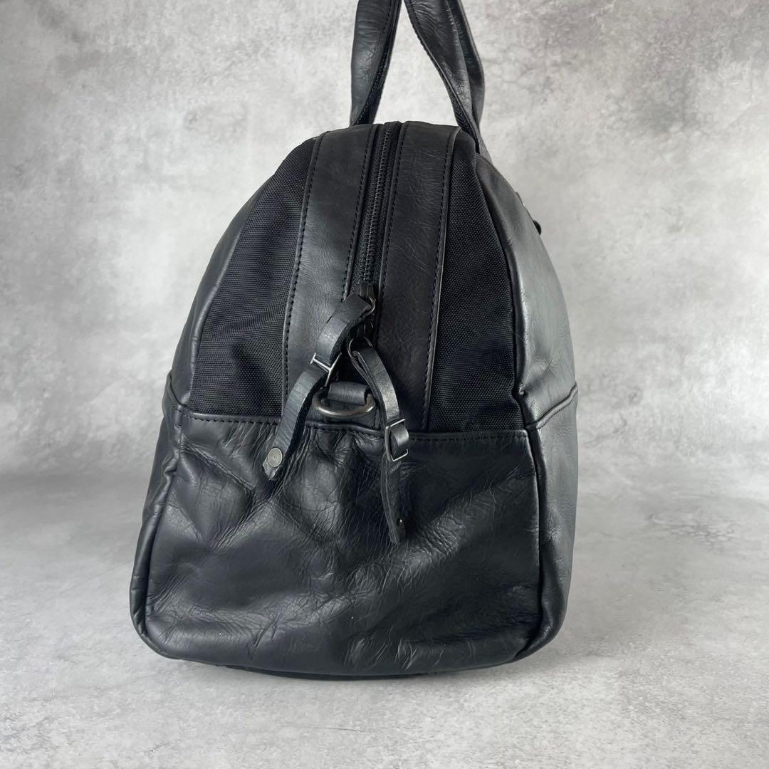 【極美品】青木鞄 la GALLERIA ラガレリア オールレザーボストンバッグ