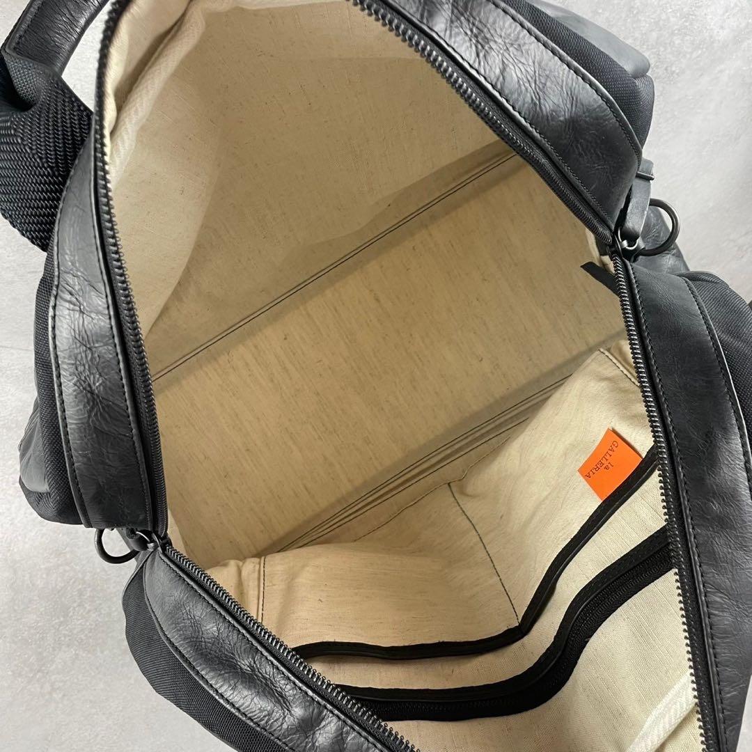 【極美品】青木鞄 la GALLERIA ラガレリア オールレザーボストンバッグ