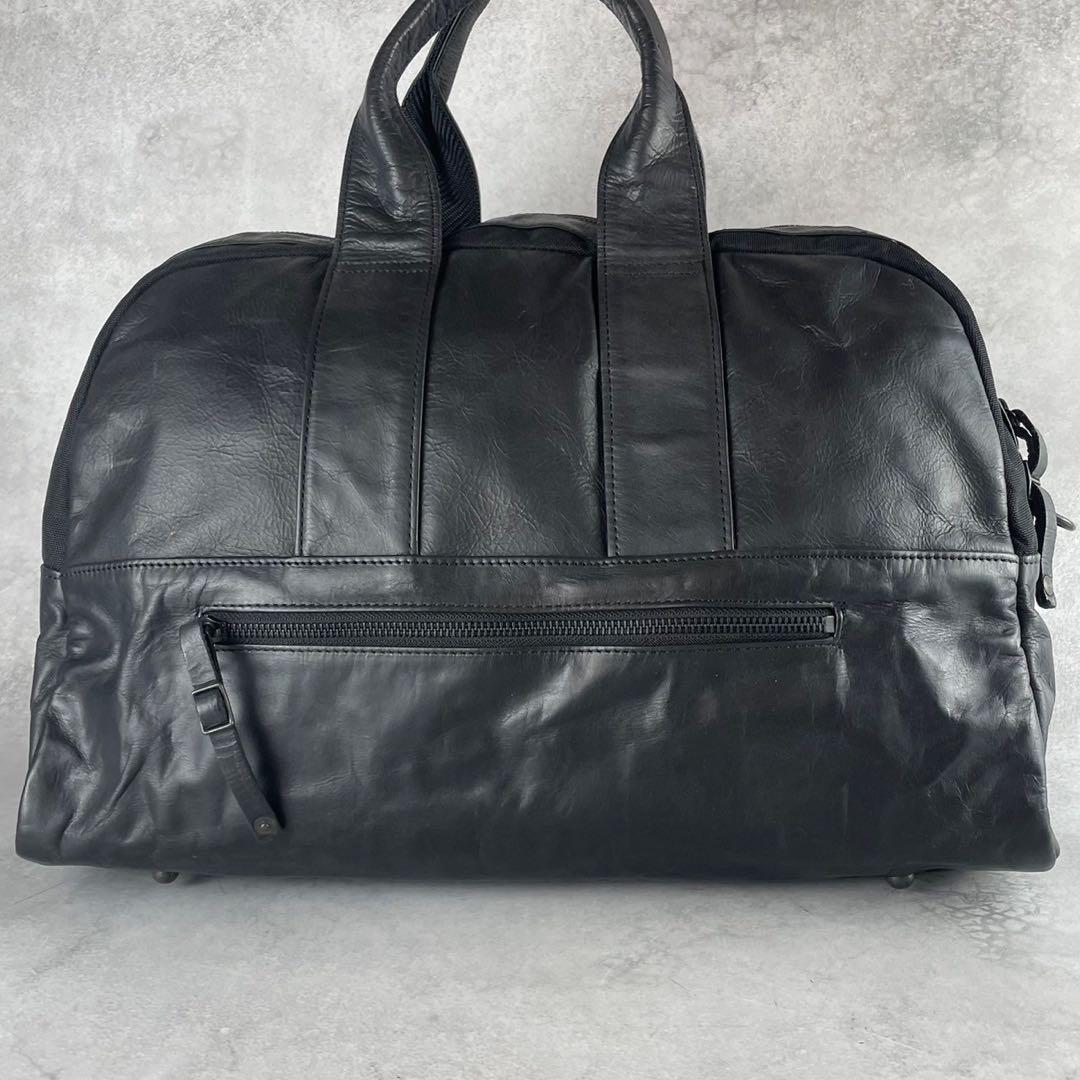 【極美品】青木鞄 la GALLERIA ラガレリア オールレザーボストンバッグ