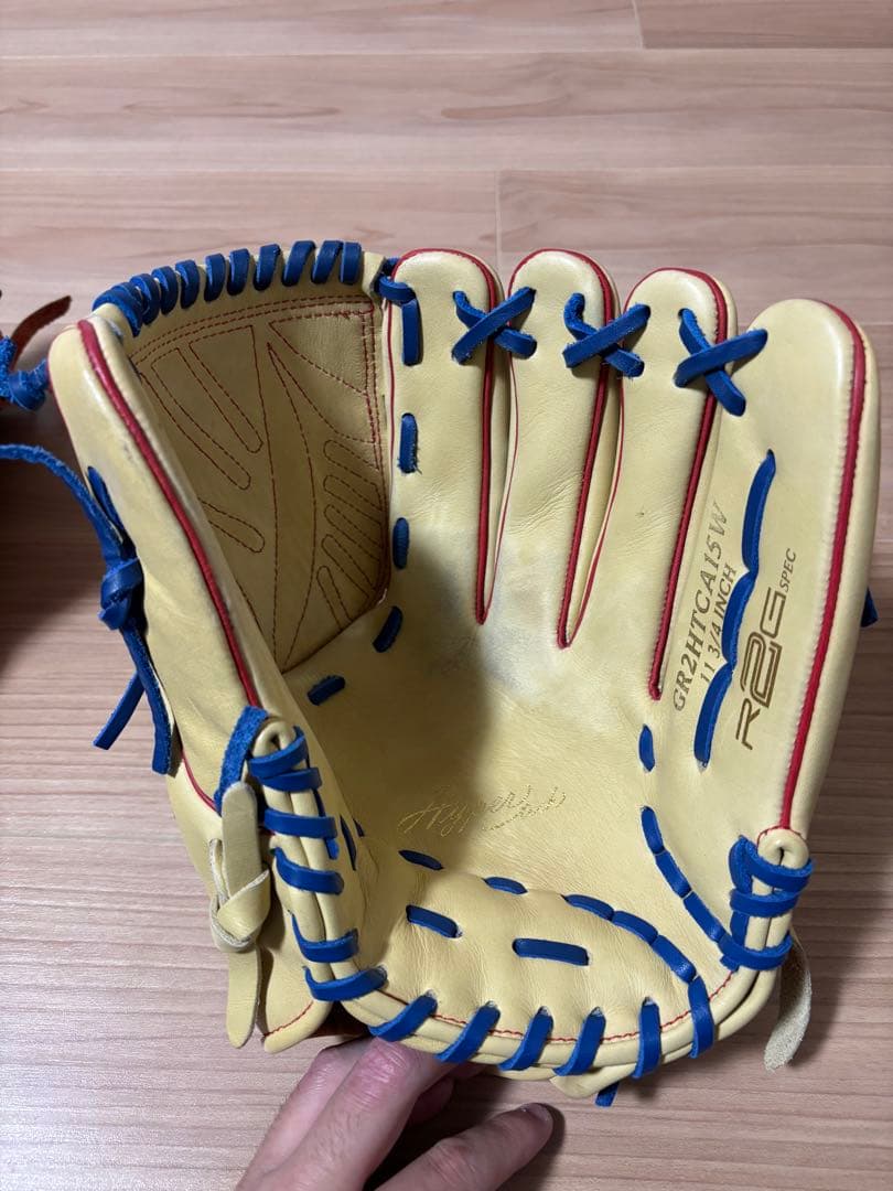 Rawlings 軟式グローブ キャメル×青