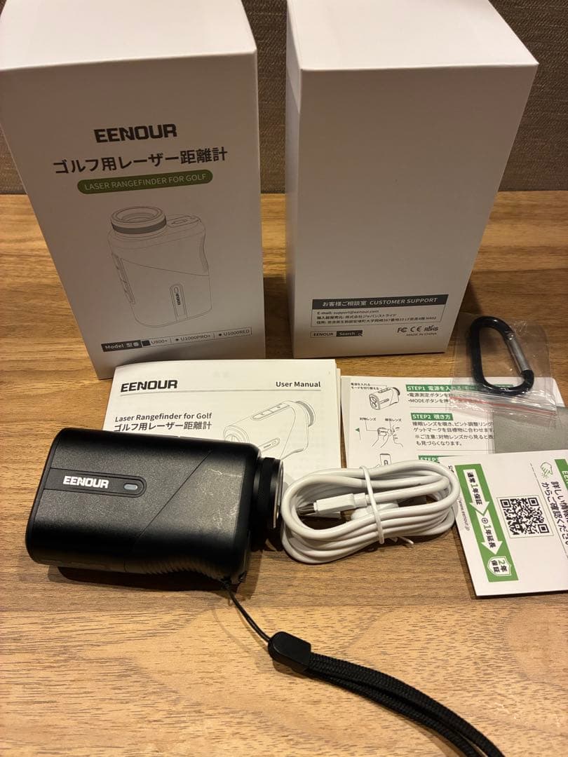 ゴルフ距離計 レーザー距離計 ミニ EENOUR U800+ 3点間距離測定