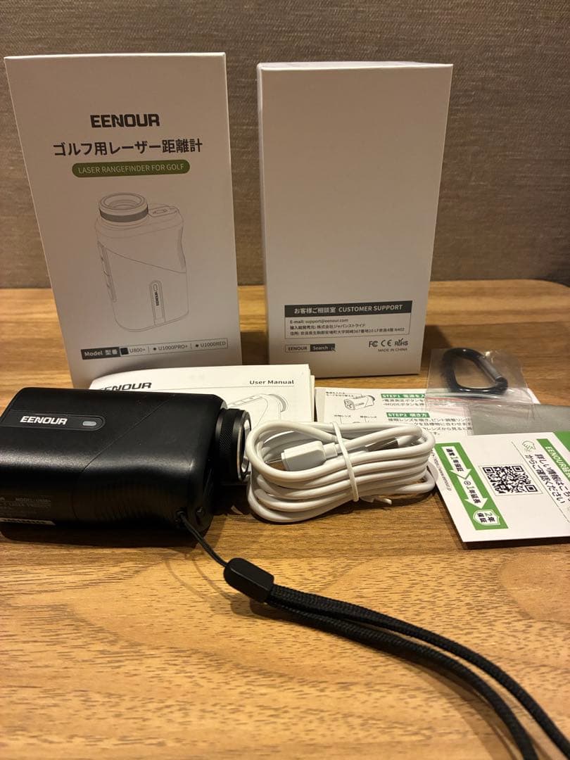 ゴルフ距離計 レーザー距離計 ミニ EENOUR U800+ 3点間距離測定