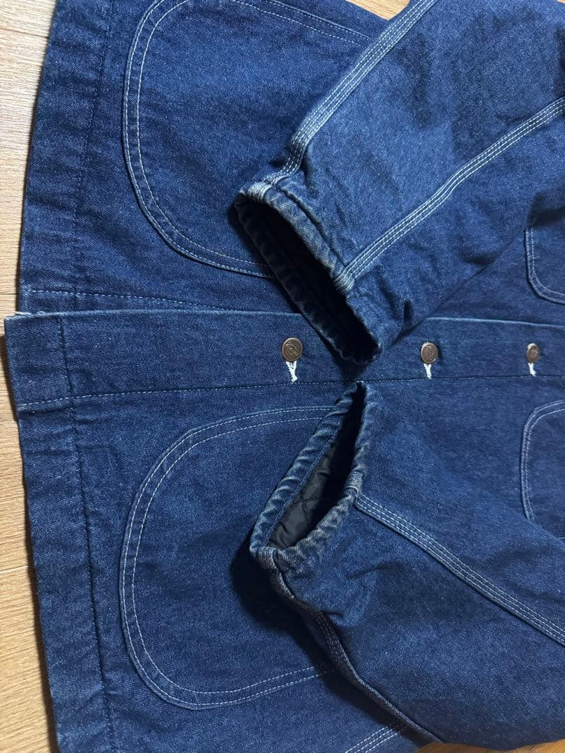 濃紺 Dickies 90s ビンテージ デニムカバーオール 裏地ブランケット