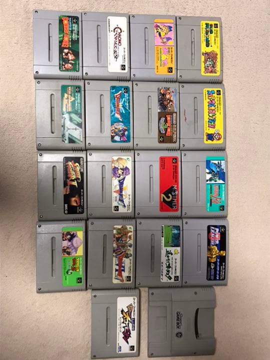 ジャンク品　スーパーファミコン本体+ソフト