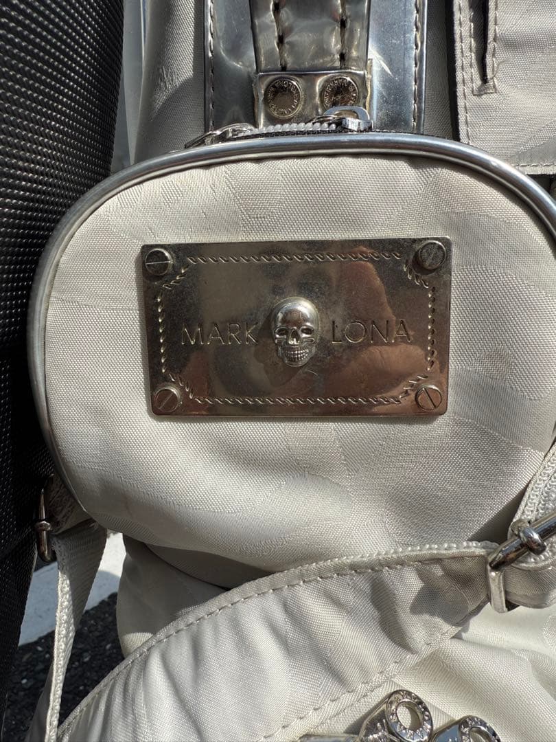 MARK & LONA シルバー カモフラ キャディバッグ ※フードカバー無し