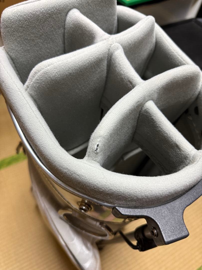 MARK & LONA シルバー カモフラ キャディバッグ ※フードカバー無し