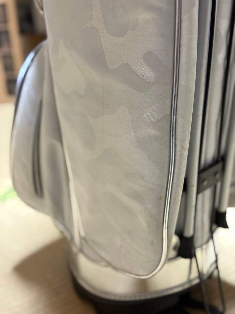 MARK & LONA シルバー カモフラ キャディバッグ ※フードカバー無し