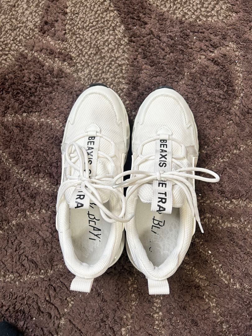 BEAXIS S（23.5-24cm） バランスコアスニーカー ホワイト