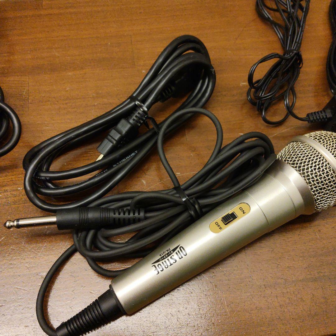 おうちカラオケ オンステージ PK-FB01GT 追加チップ・ペアマイク付