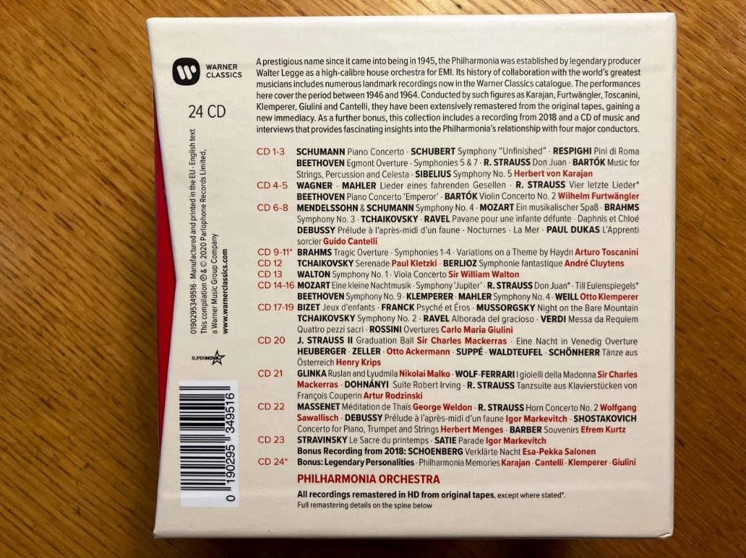 フィルハーモニア管弦楽団／創⽴75周年記念限定生産BOX（24CD）