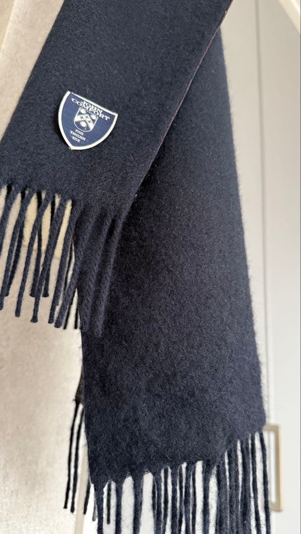 JOHN COMFORTペイズリー柄リバーシブルマフラー