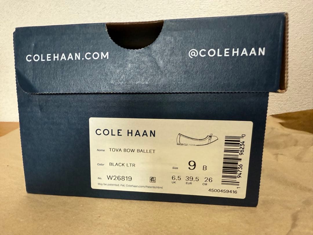 Cole Haan ブラック フラットシューズ
