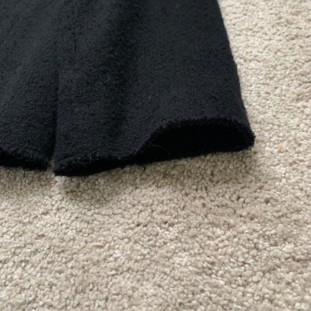 haru 　ヨーガンレール　シルク混　ジャケット　黒　コート　テーラード