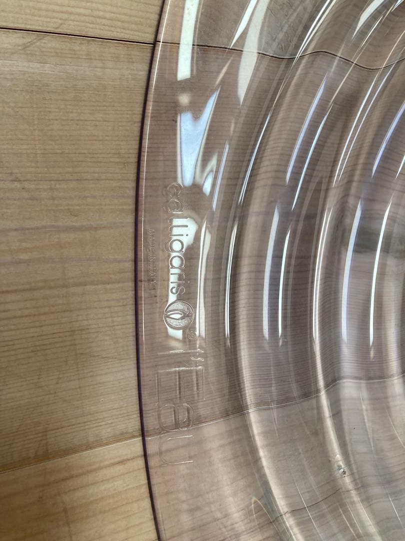 イタリア製　カリガリス L'EAU アクリルチェア 無色透明二脚セット