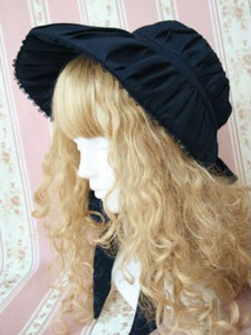 ヴィクトリアンメイデン　エレガントギャザードールハット　ボンネット