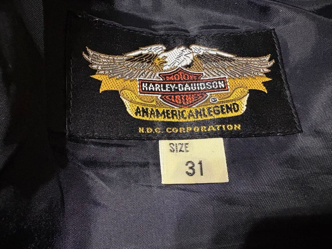 ハーレー　レザーパンツ　31