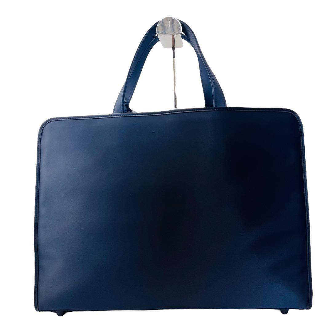 ほぼ未使用✨ familiar ファミリア お受験バッグ ビジネス 自立 紺