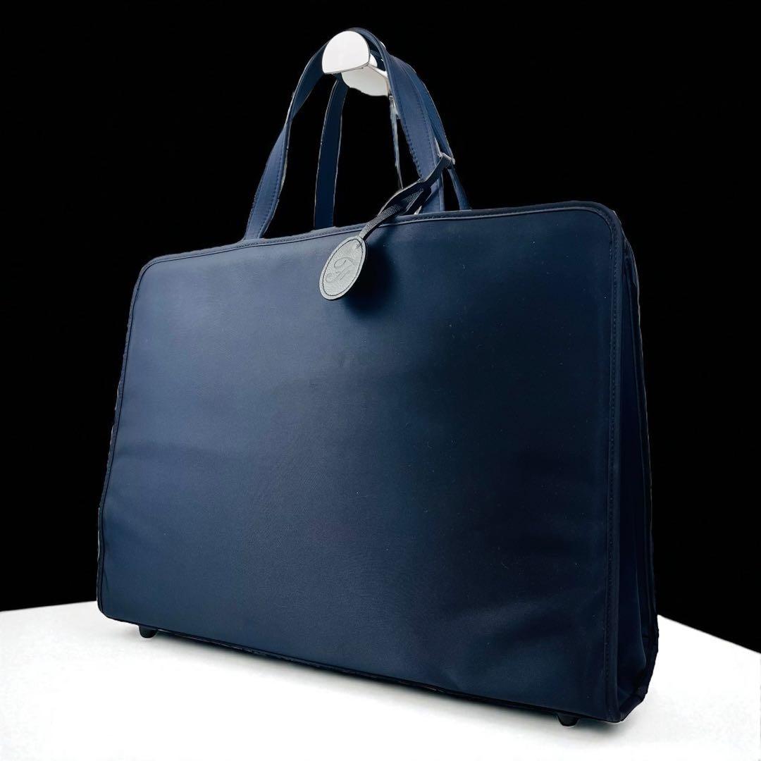 ほぼ未使用✨ familiar ファミリア お受験バッグ ビジネス 自立 紺