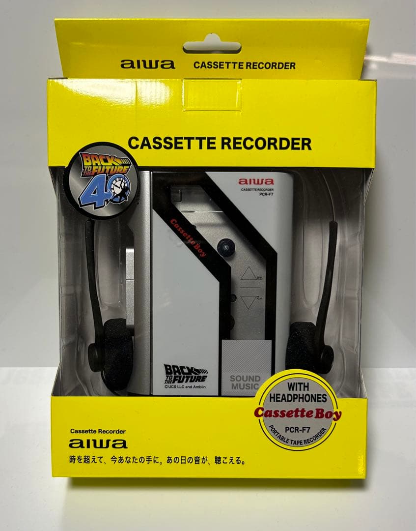 aiwa カセットレコーダー バックトゥザフューチャー