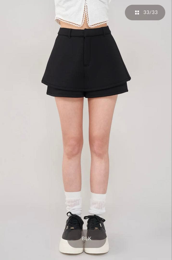 ♥️新品未開封darichシルエットカットスカートライクショートパンツS パンツ♥️