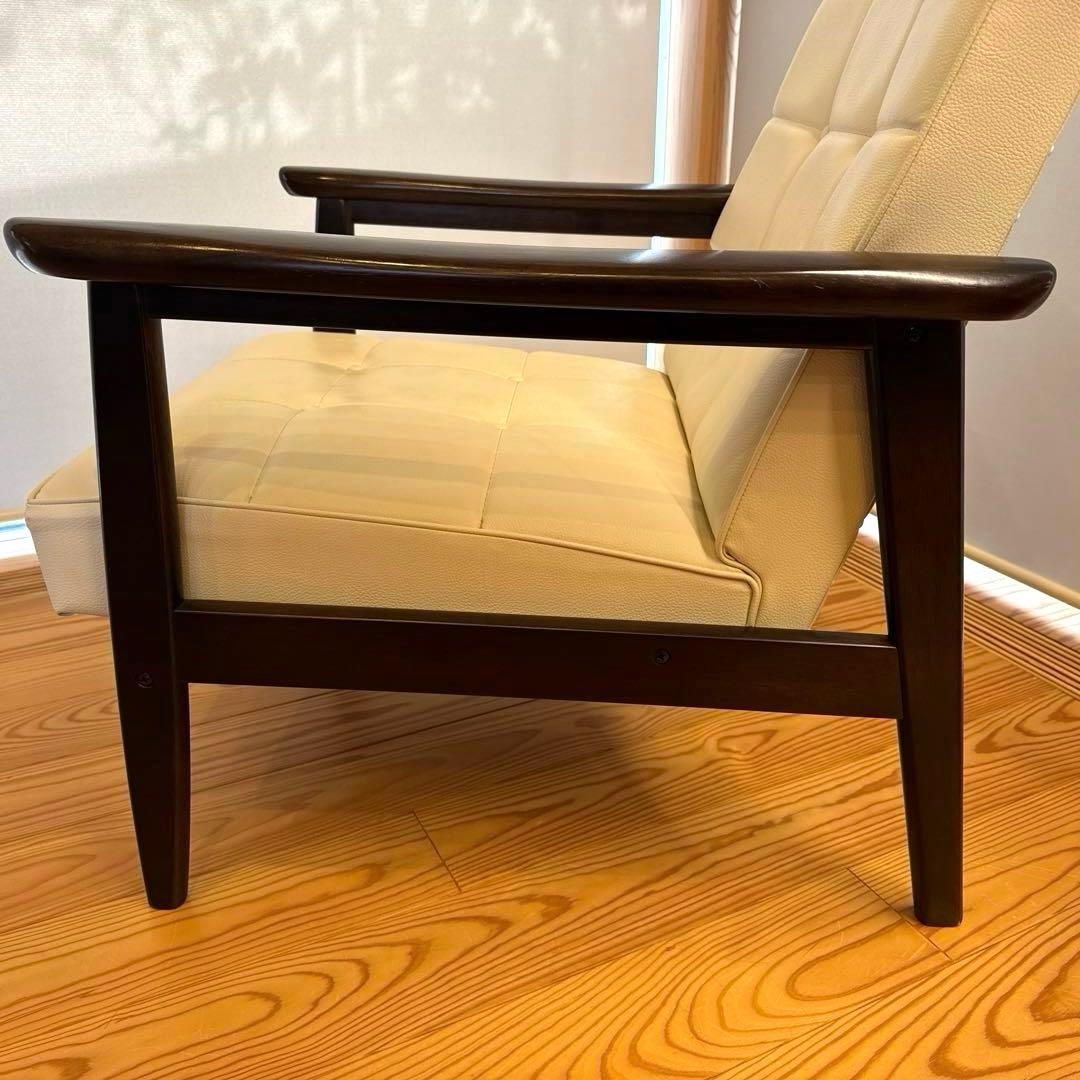 カリモク60 Kチェア1シーター ホワイト